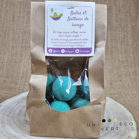 Les balles et battoirs de lavage brassent le linge vos vêtements sont mieux lavés et la lessive est mieux diffusée. Les battoirs vont pulser à l'intérieur des fibres de la lessive puis de l'eau claire.  Réduit  le risques d'allergies. Moins de détergeant et réduction de votre impact environnemental :plus écologique.  Economie en eau et en électricité, le lavage se fait à basse température et nécessite moins d'eau.