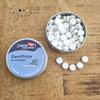 UNIVERTECO a choisi de vous proposer ce dentifrice à croquer composé de 120 pastilles à la menthe saines, naturelles et vegan : parce qu'il existe des solutions vertes et des alternatives écologiques pour notre salle de bain, nous souhaitons vous faire découvrir cette jolie marque française "J'aime mes dents" .  Son objectif est simple, dire adieu au traditionnel tube de dentifrice en plastique pour passer à des solutions plus naturelles et zéro-déchet.  Dentition en bonne santé.