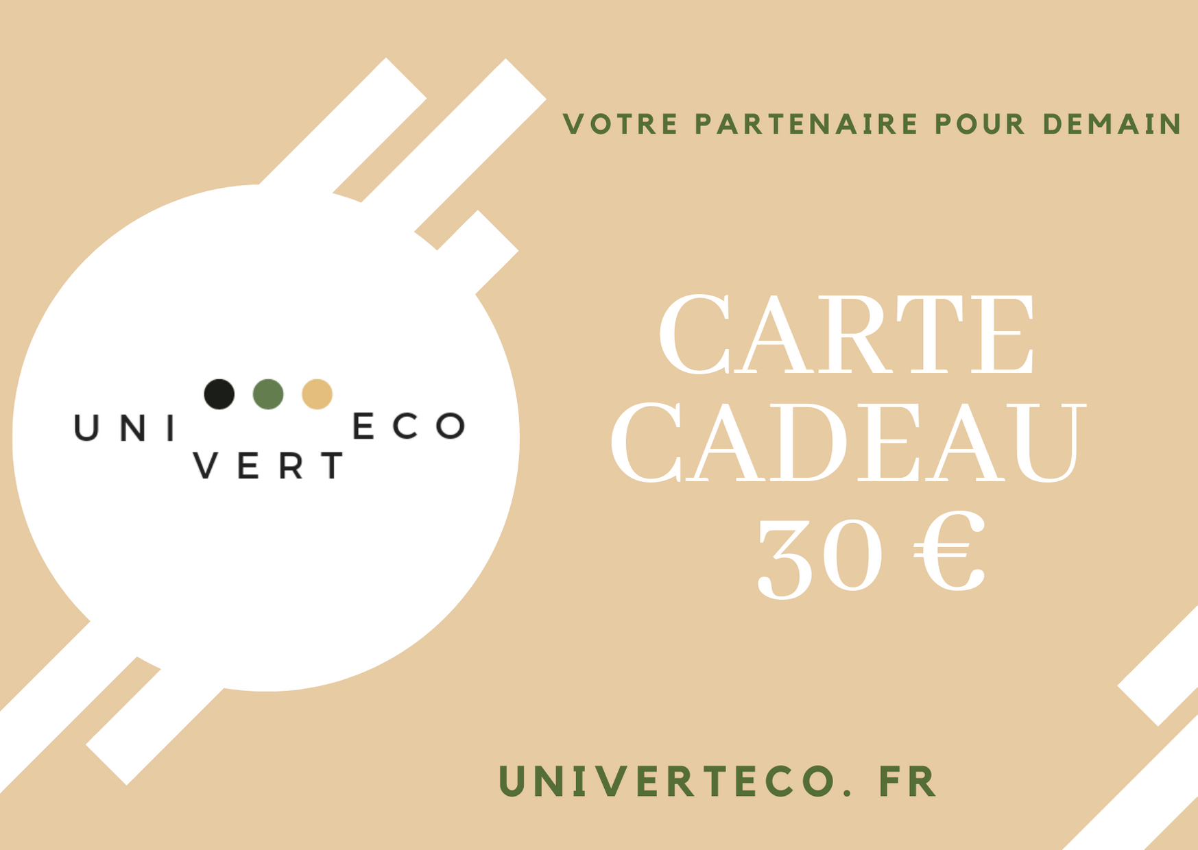 CARTE CADEAU UNIVERTECO  30 euros