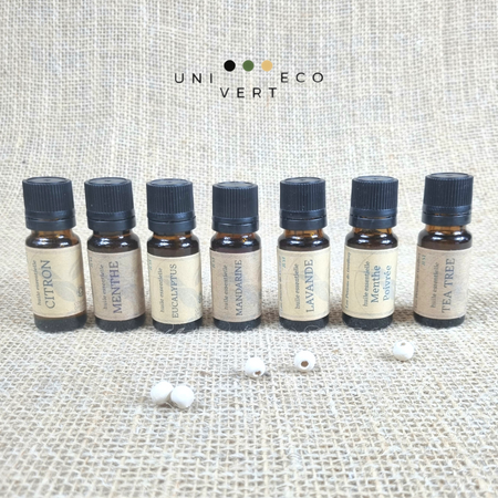 Les huiles essentielles sont très prisées en aromathérapie, en diffusion ou pour les massages ! Pour l'entretien ménager : ajoutez des huiles essentielles dans vos produits ménagers
